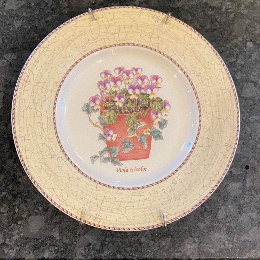 Vintage Wedgwood Sarah's Garden Yellow Salad Plate